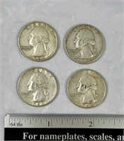 1960-1964 silver quarters