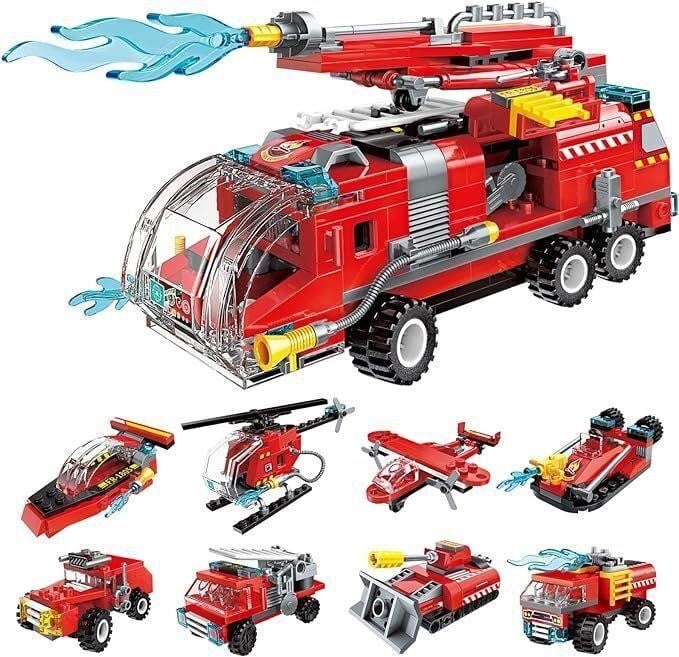 QLT City Fire Truck Building Kit for Kids