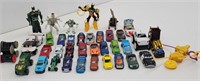 Various Toy Cars & Action Figures