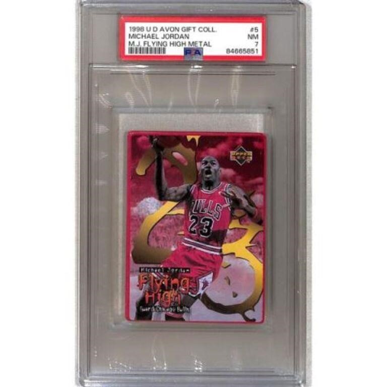 1998 Ud Avon Gift Michael Jordan Psa 7