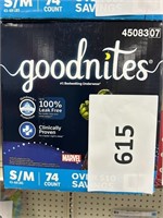 Goodnites S/M 74ct