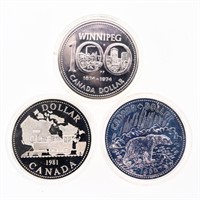 Lot 3 Canada Silver Dollars