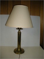 Brass Table Lamp   28 Inches Tall