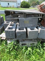 larger pallet of cinder blocks