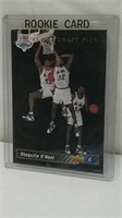 1993 Shaquille O'Neal Upper Deck Rookie Card