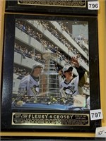 STANLEY CUP CHAMPIONS 2009 FLEURY AND CROSBY ON