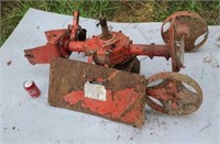 Gravely garden tractor ditcher.