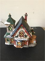 Santa’s Workshop Ceramic Lighted House