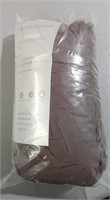 Queen Microfiber Fitted Sheet - Brown