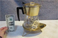 Retro Vintage 12" Coffee Perculator Pot