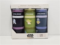 NEW - STAR WARS STACKING CONTAINERS