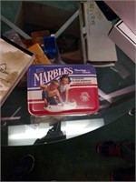 Collectable tin of marbles NIB