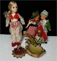 Fairy tale dolls and misc