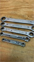 Ratchet wrenches, standard  metric combo