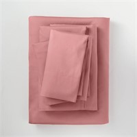 King 300 Thread Count Solid Sheet Set $99