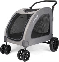 $200-Pet Stroller, 4 Wheels Dog Stroller Rotate wi