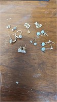 4.5grms stamped 10&14kt earrings