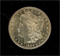 Coin 1890-S  Morgan Silver Dollar Brilliant Unc.