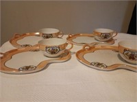 Noritake M Luncheon Plates and Tea Cups Set of 4