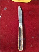 Vintage Queen Steel Lockback Knife Pre Owned