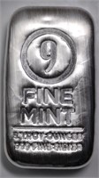 5ozt Silver .999 Nine 9 Fine Mint w/Box