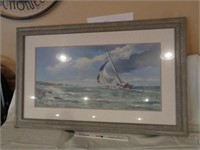 Framed Painting - Sailing