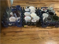 MIXED LOT OF GLASSES AND MUGS