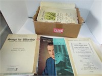 Box Full of Various Vintage Music