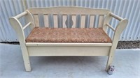 49 x 31 x 17 bench with storage made in Brazil by