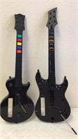 2 Wii guitars as is untested