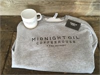 Midnight Oil Sweatshirt, Mug & $100 Gift Card