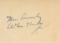 William McKinley signature cut. GFA Authenticated