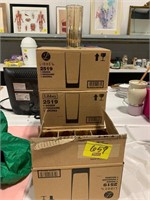 4 CASES OF LIBBEY GLASS TUMBLERS