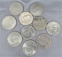 (10) Bicentennial Eisenhower Dollar.