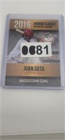 Juan Soto 2016 Minor League Limited Edition