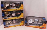 4 new Ryan Newman Hot Wheels Nascar race cars in