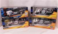 4 new Hot Wheels Ryan Newman #12 cars in boxes
