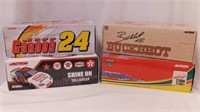 4 Nascar diecast racing cars in boxes: