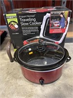Traveling slow cooker, NIB and crockpot