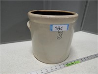 3 Gallon stoneware crock