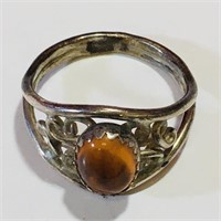 Sterling Silver Ring (Antique) (Size 5 1/2)