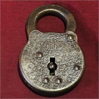 Corbin Six-Lever Padlock (Antique)