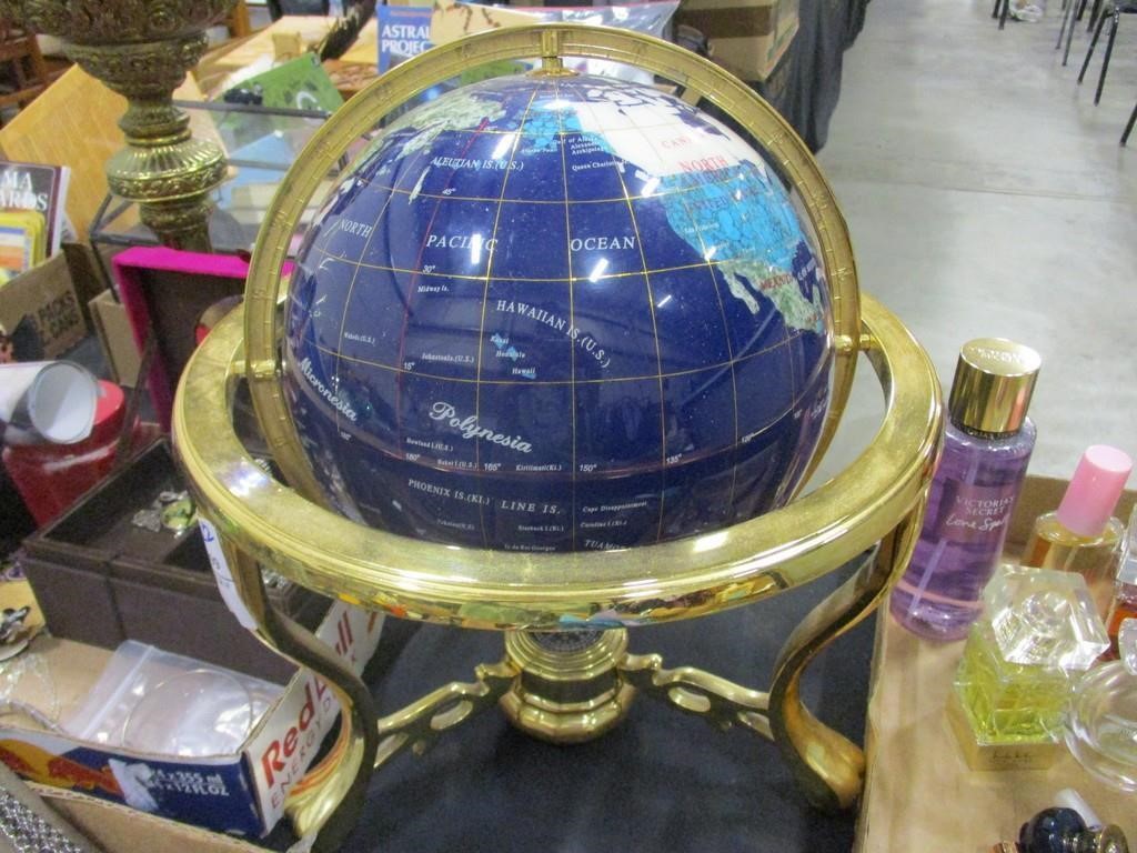 Semi Precious Stone Globe