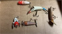 Assorted fishing lures