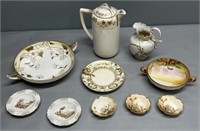 Nippon Hand Painted Porcelain & Winterling Bavaria