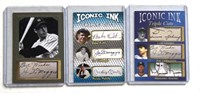 Iconic Ink Baseball cards see description