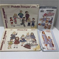 Group of Dress-Up Costume Patterns Uncut 1988
