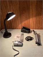 Camera and desk lamp