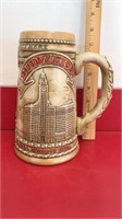 Budweiser Tower Wrigley Bldg Beer Stein-7.5” tall