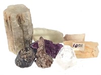 8 Assorted Rock & Mineral Specimens